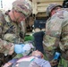 Combat medic students tested during field training
