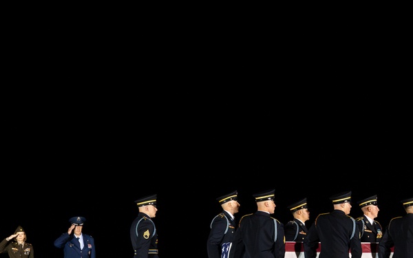 Army civilian Leonard A. Holmes honored in dignified transfer Aug. 31