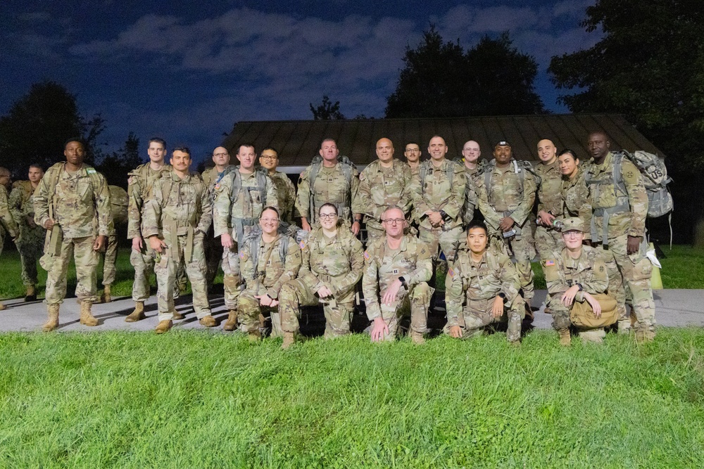 Indianapolis-area service members participate in the annual Danish Fylver March
