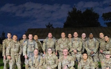 Indianapolis-area service members participate in the annual Danish Fylver March