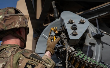 U.S. Army Soldiers Conduct Operations in the Middle East