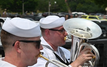 Navy Band Great Lakes Brass Quintet at the 2026 Milwaukee Air &amp; Water Show