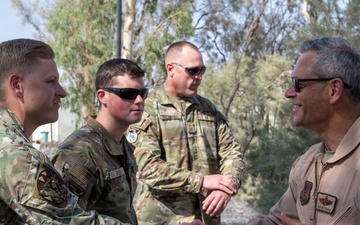 CSAF, CMSAF meet warfighters in CENTCOM