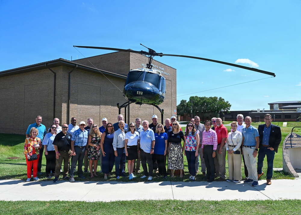 DAF civic leaders explore Andrews quality of life initiatives, fleet modernization