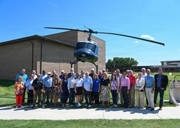 DAF civic leaders explore Andrews quality of life initiatives, fleet modernization