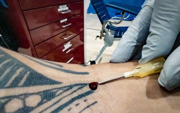 Team Holloman supports military readiness at the Armed Services Blood Program blood drive