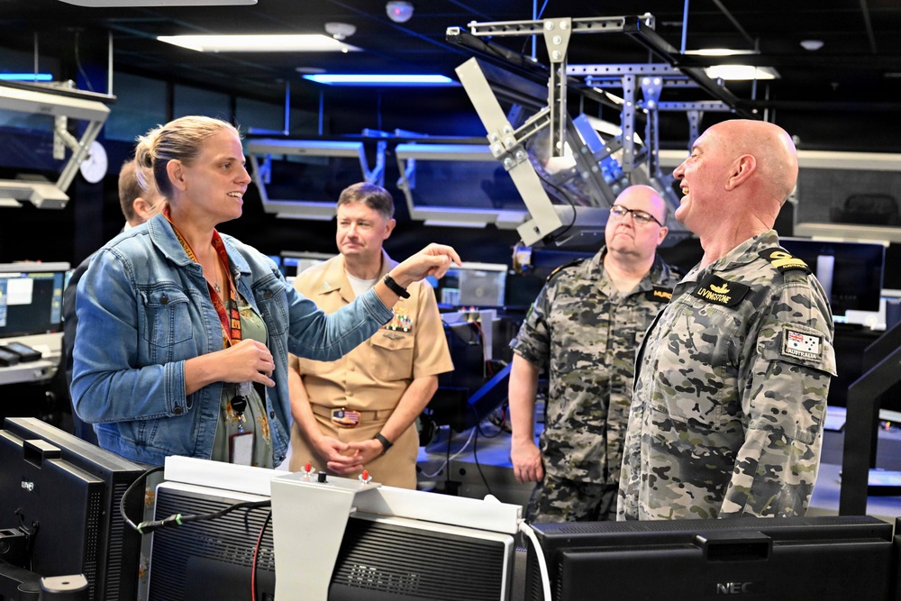 Commodore (0-7) Edward Seymour, Director General Maritime Surface and Above Water Combat, Royal Australian Navy (RAN), visit to SCSTC HQ/SCSTC ATRC