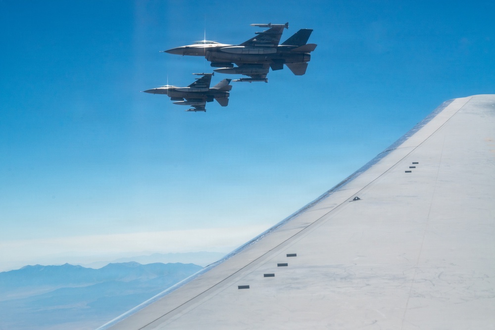 Sustaining Readiness: Travis KC-46 aircrew performs flight training