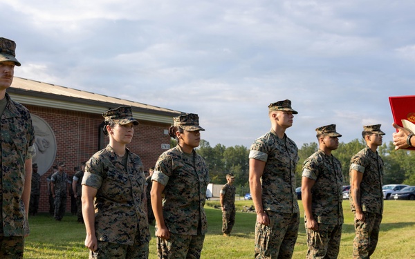 MCCOG presents Awards during Monthly Formation