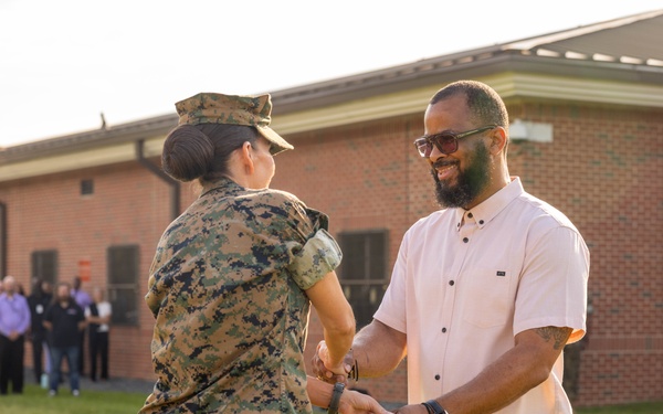 MCCOG presents Awards during Monthly Formation