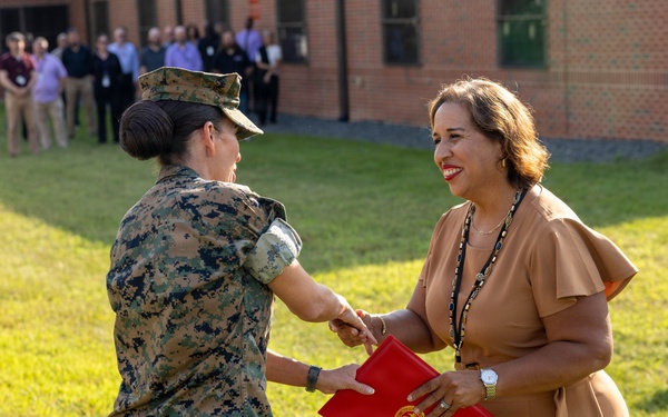 MCCOG presents Awards during Monthly Formation