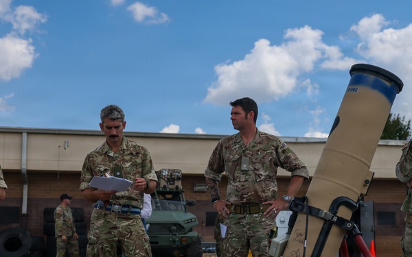 UK soldiers visit Fort Campbell