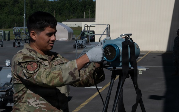 673d Operational Medical Readiness Squadron Bioenvironmental Engineers conduct Exercise Radiant Falcon