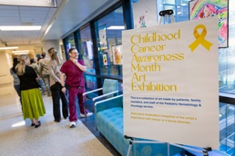 Walter Reed Opens Childhood Cancer Awareness Month Art Exhibition