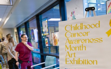 Walter Reed Opens Childhood Cancer Awareness Month Art Exhibition