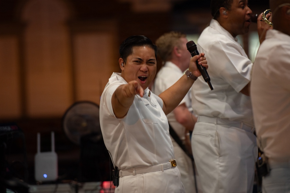 US Navy Band Cruisers Perform in South Riding
