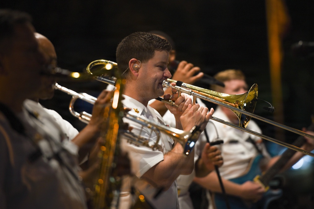 US Navy Band Cruisers Perform in South Riding