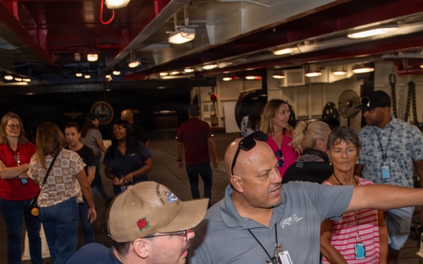 FRCSW Human Capital Team Gains Firsthand Perspective Aboard USS Theodore Roosevelt