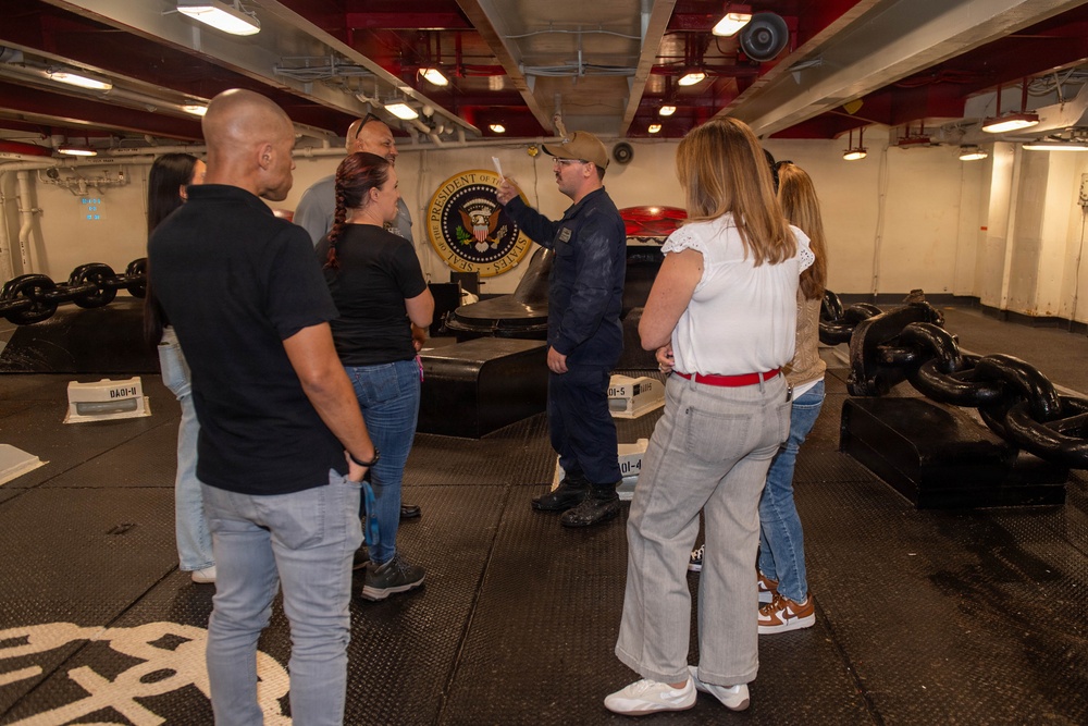 FRCSW Human Capital Team Gains Firsthand Perspective Aboard USS Theodore Roosevelt