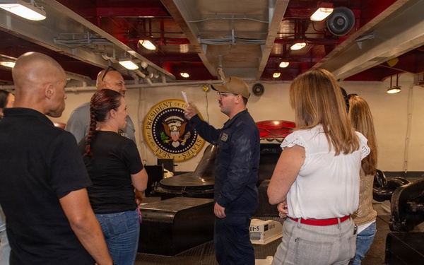 FRCSW Human Capital Team Gains Firsthand Perspective Aboard USS Theodore Roosevelt