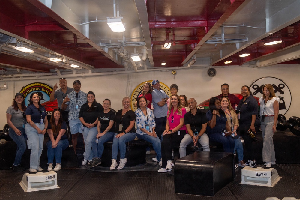 FRCSW Human Capital Team Gains Firsthand Perspective Aboard USS Theodore Roosevelt