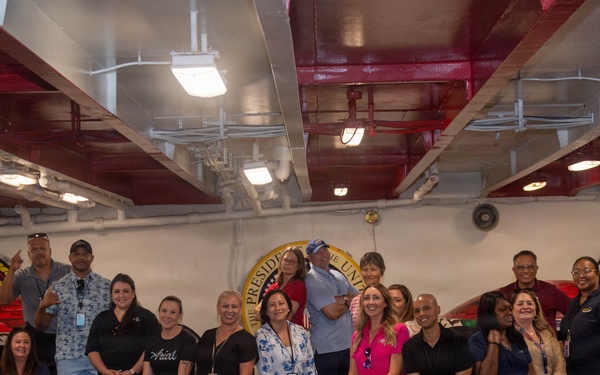 FRCSW Human Capital Team Gains Firsthand Perspective Aboard USS Theodore Roosevelt