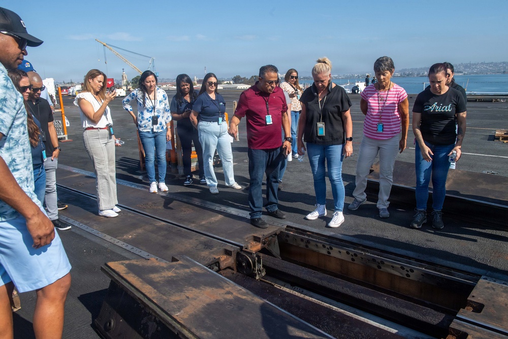FRCSW Human Capital Team Gains Firsthand Perspective Aboard USS Theodore Roosevelt