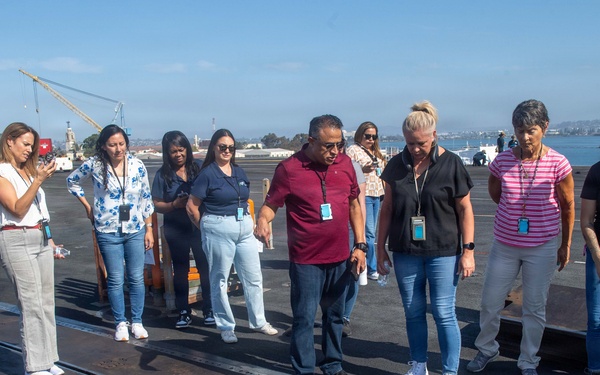 FRCSW Human Capital Team Gains Firsthand Perspective Aboard USS Theodore Roosevelt
