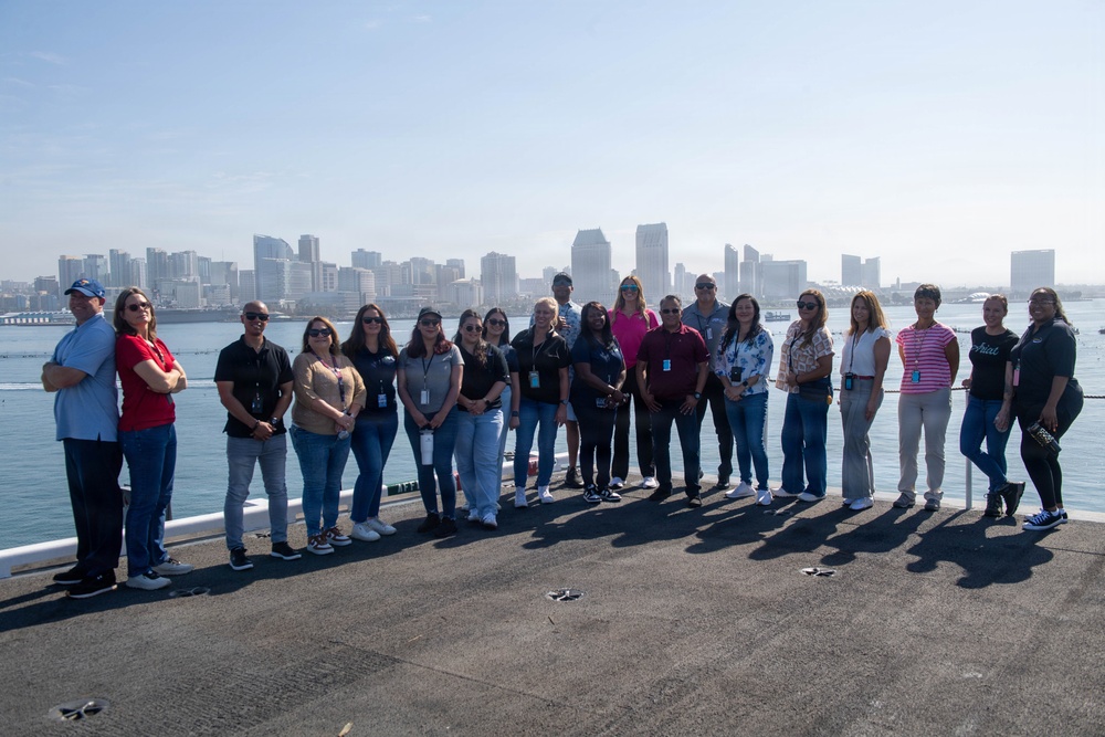 FRCSW Human Capital Team Gains Firsthand Perspective Aboard USS Theodore Roosevelt