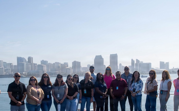FRCSW Human Capital Team Gains Firsthand Perspective Aboard USS Theodore Roosevelt