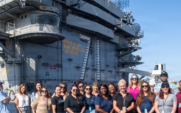 FRCSW Human Capital Team Gains Firsthand Perspective Aboard USS Theodore Roosevelt