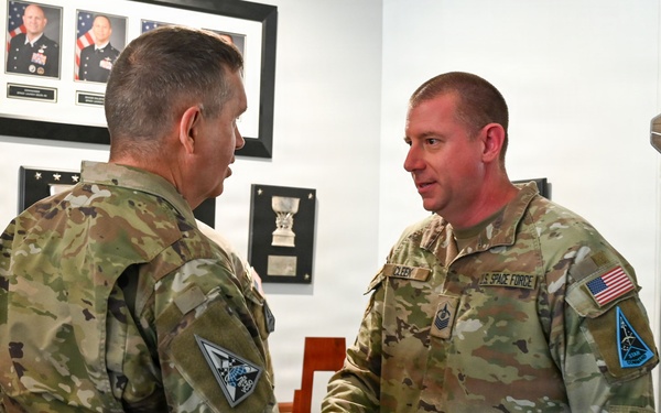 U.S. Space Force Gen. Shawn N. Bratton, vice chief of space operations, visits STARCOM headquarters at Patrick Space Force Base, Florida