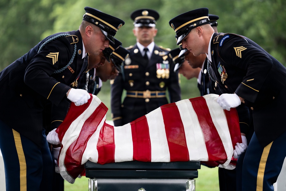 Military Funeral Honors are Conducted for U.S. Army Sgt. Janice Montalto in Section 60