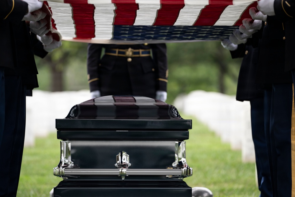Military Funeral Honors are Conducted for U.S. Army Sgt. Janice Montalto in Section 60