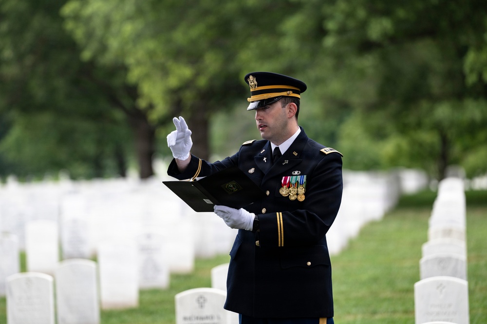 Military Funeral Honors are Conducted for U.S. Army Sgt. Janice Montalto in Section 60