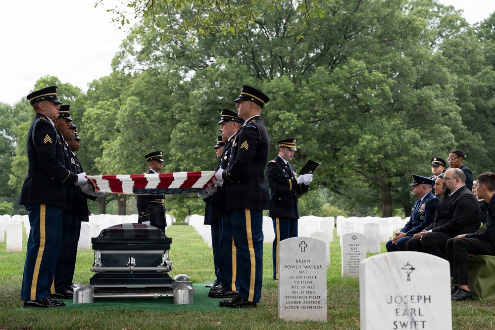 Military Funeral Honors are Conducted for U.S. Army Sgt. Janice Montalto in Section 60