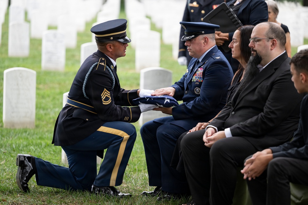 Military Funeral Honors are Conducted for U.S. Army Sgt. Janice Montalto in Section 60