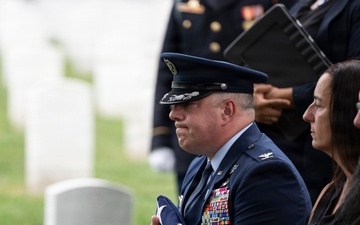 Military Funeral Honors are Conducted for U.S. Army Sgt. Janice Montalto in Section 60