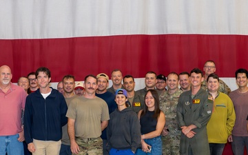 John Mulaney visits Tinker Air Force Base