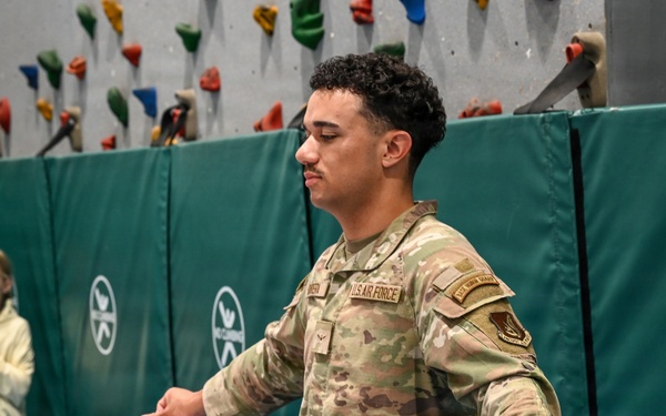 Alaska Air Guard and Eielson Honor Guard Teach Flag Protocol to Elementary Students
