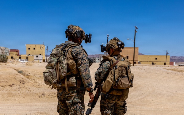 Influence Specialist with 1st Recon Bn. conduct military information support operations