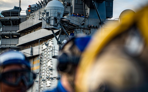 Ronald Reagan Sailors Participate in a General Quarters Drill