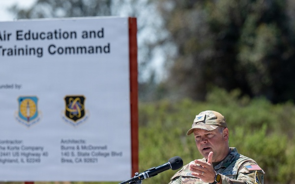 Sentinel AETC FTU Groundbreaking Ceremony at Vandenberg SFB