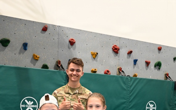 Alaska Air Guard and Eielson Honor Guard Teach Flag Protocol to Elementary Students