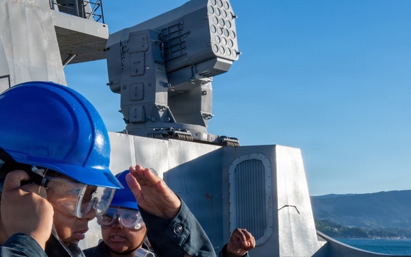 USS San Diego conducts routine operations off the coast of Sasebo