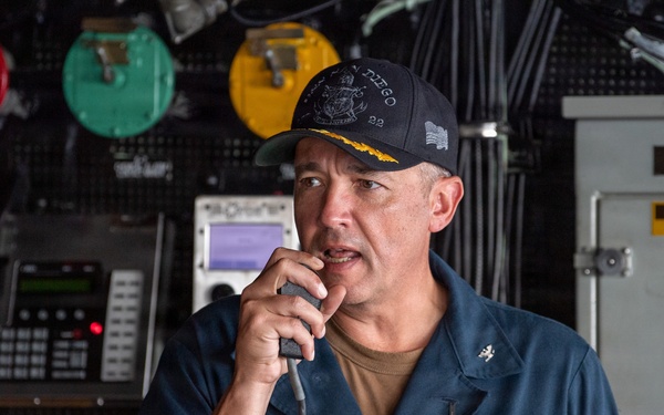 USS San Diego conducts routine operations