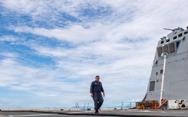 USS San Diego conducts routine operations