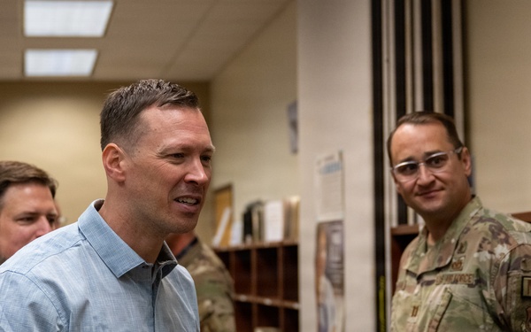 HON Tim Dill visits JBER