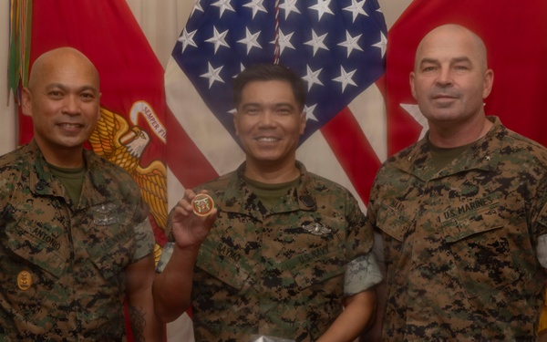 3rd MLG CG awards quarterly recognition to Marines, Sailors