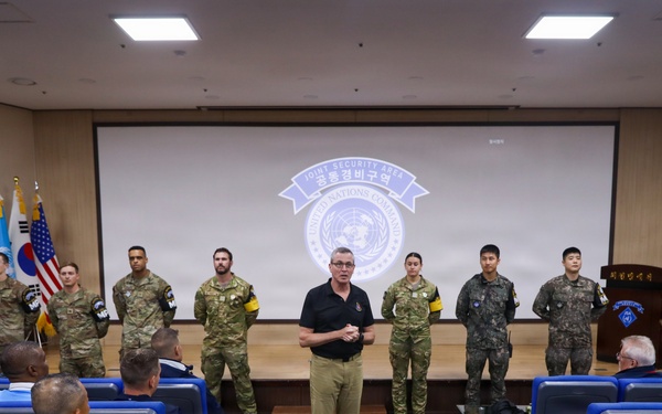 National Defense University Alumni JSA orientation